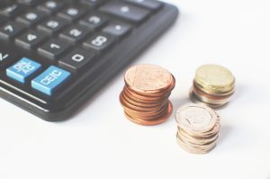 Photo of money and calculator