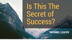 Is this the secret to success?