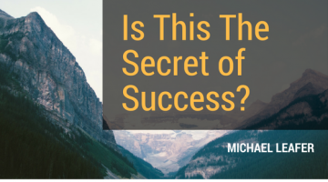Is this the secret to success?